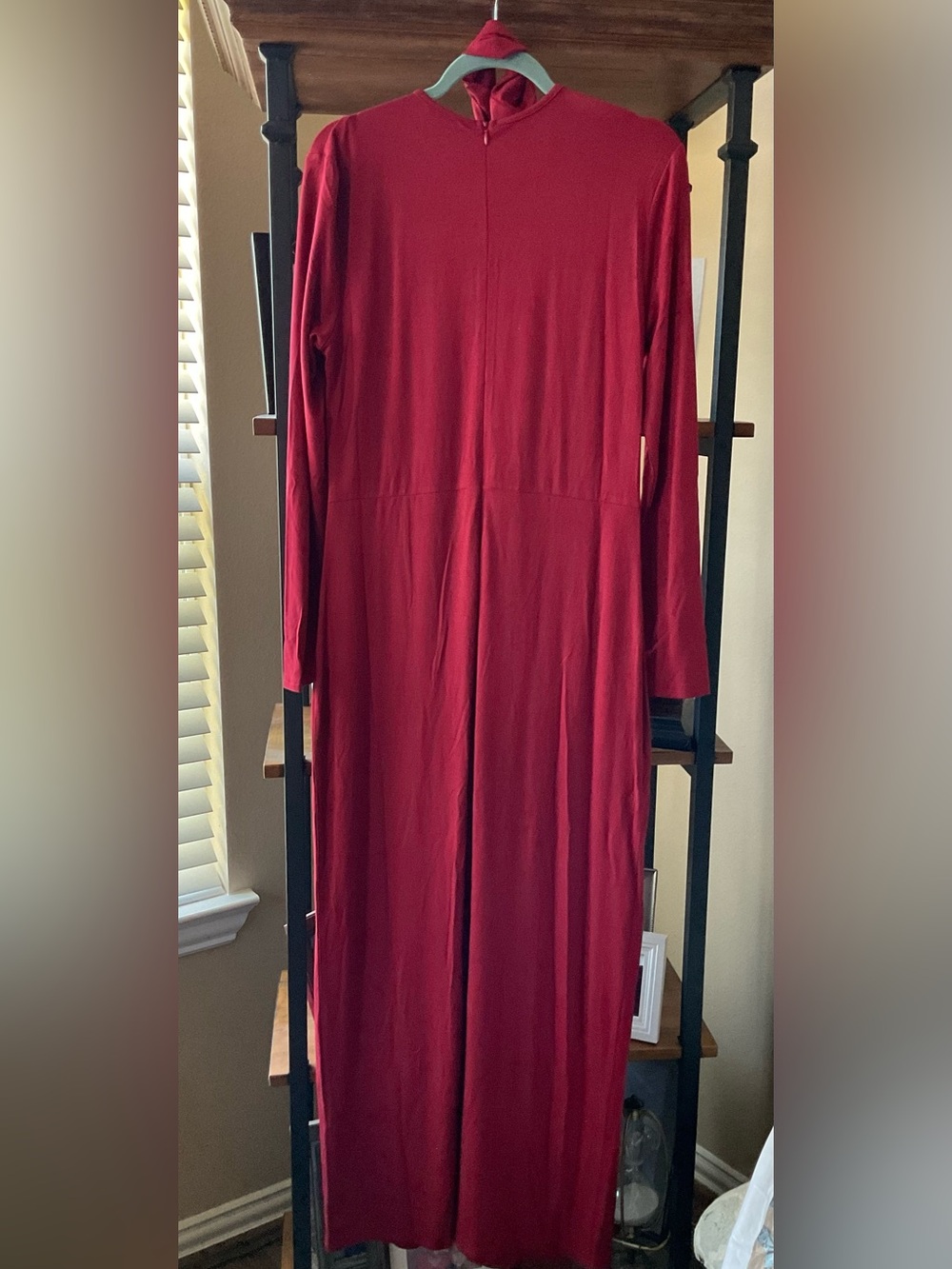 NWT Aleeza Paris High-Neck Draped Dress - Size L - Picture 5 of 14
